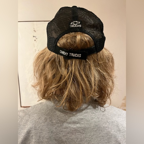 CHEVY TRUCKS CAMO Trucker HAT Flames - Picture 4 of 7